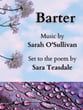 Barter SSA choral sheet music cover
